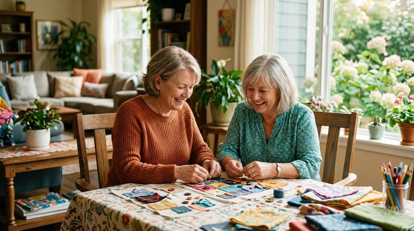 Smiling older adult enjoying a peaceful moment outdoors, reflecting social and emotional well-being in senior living.